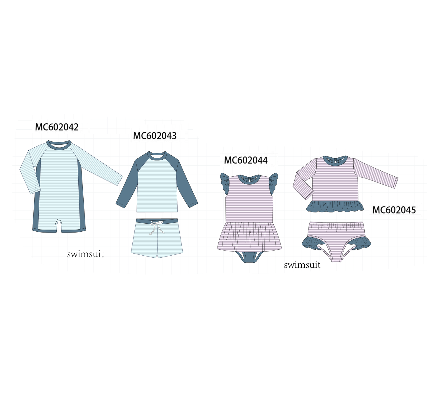 PO81 Blue stripe collection 2 - closing 2/16 - ETA July