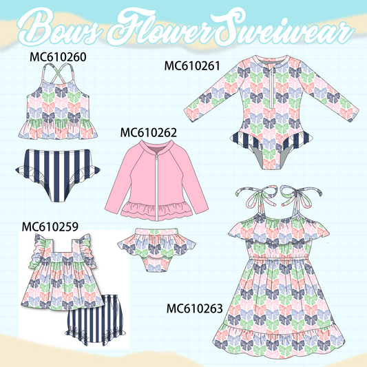 PO108 Bow print swimsuit collection - closing 10/26 - ETA march