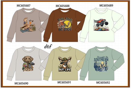 PO93 Boys print top collection  - closing 6/8 - ETA November