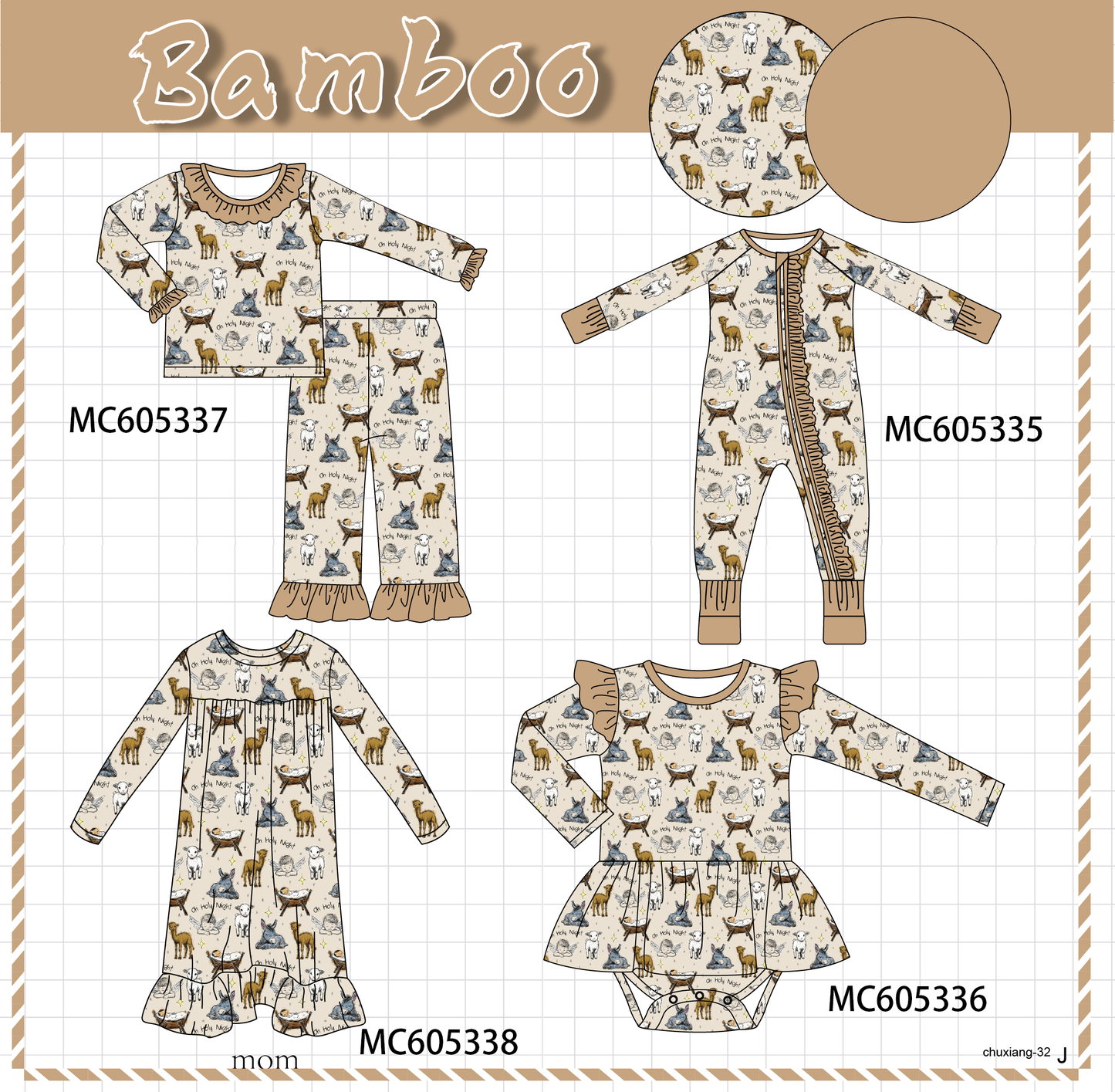 PO92 Brown night bamboo collection - closing 5/25 - ETA late October