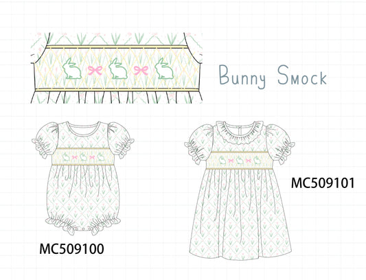 PO65 Bunny bow smocked collection  - closing 9/15- ETA late January