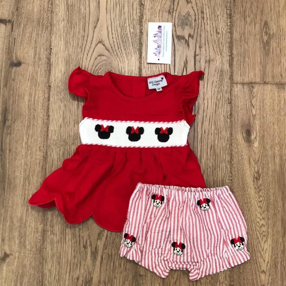 Mickey & Minnie handsmocked collection