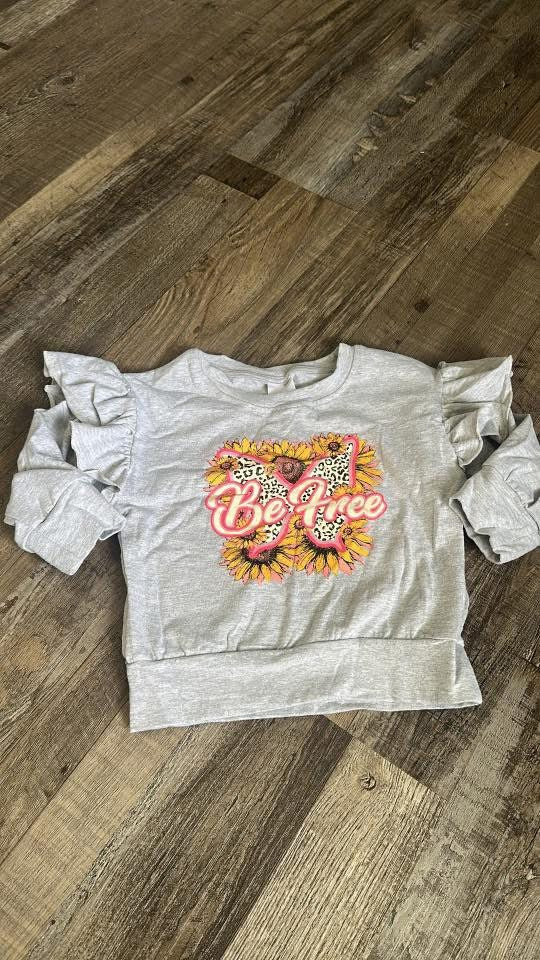 Girls be free tee