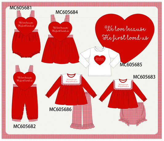 PO95 Red valentine's day heart applique collection - closing 6/22 - ETA late November
