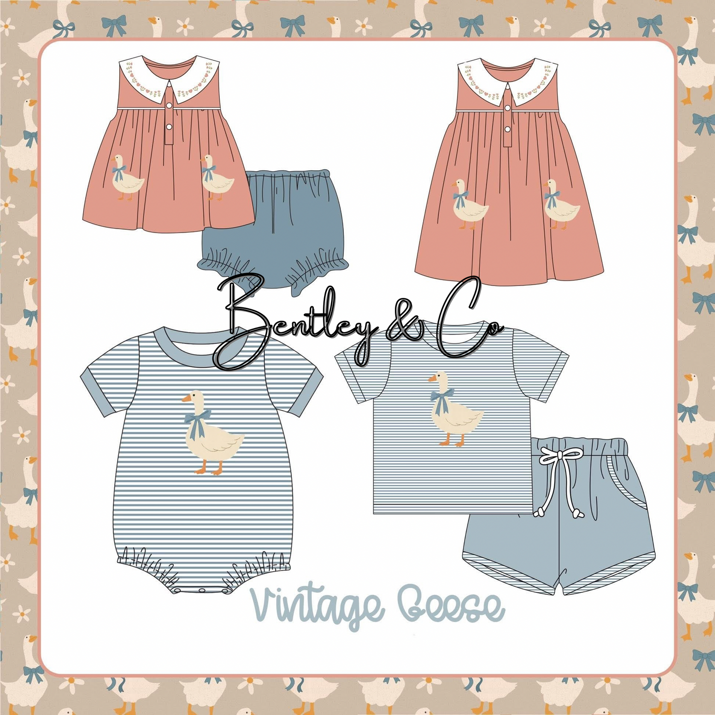vintage geese