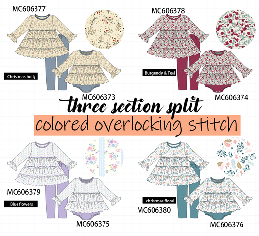 PO95 Christmas floral print tiered collection - closing 6/22 - ETA late November