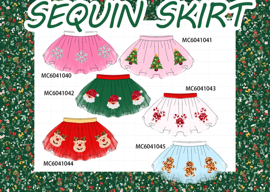 PO90 Christmas sequin skorts collection - closing 5/11 - ETA early October
