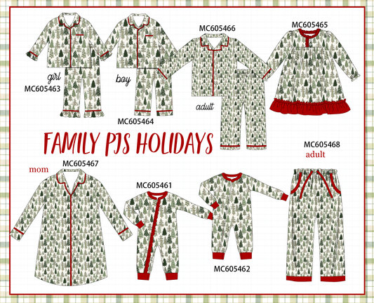 PO93 Christmas tree family pajama collection  - closing 6/8 - ETA November