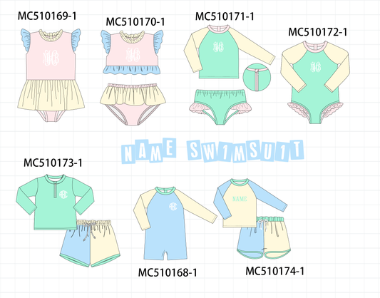 PO69 Colors blocks monogram embroidery collection 1- closing 10/27 - eta early march