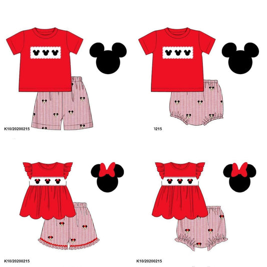 Mickey & Minnie handsmocked collection