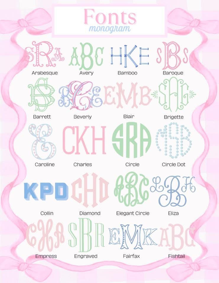 Monogram add on