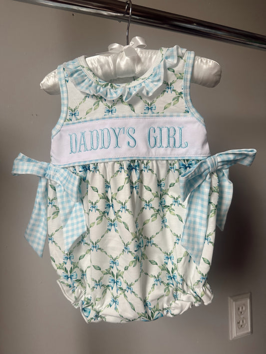 daddy's girl floral bubble