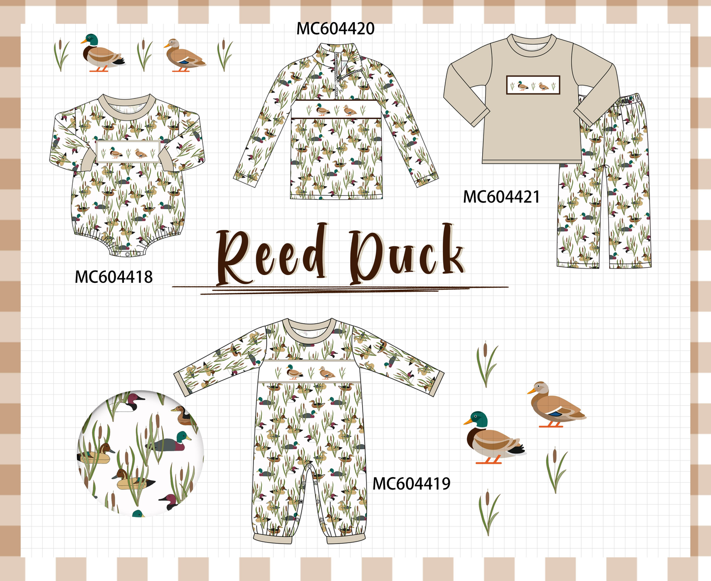 PO88 Duck embroidery collection - closing 4/27 - eta late September