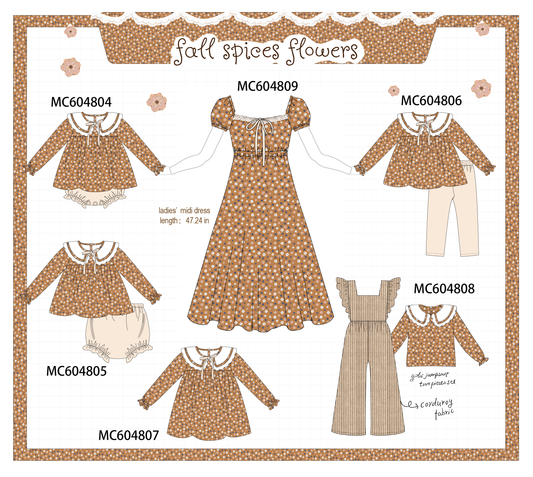 PO88 Fall floral print collection - closing 4/27 - eta late September