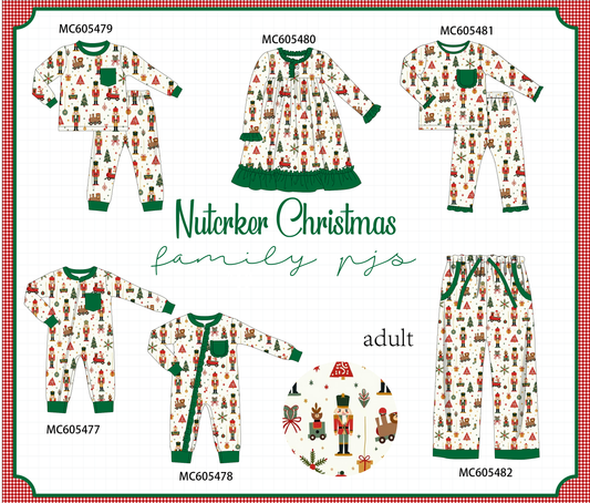 PO93 Forest nutcracker print pajama collection  - closing 6/8 - ETA November
