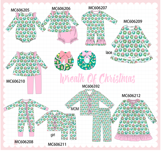 PO95 Green christmas wreath print collection - closing 6/22 - ETA late November