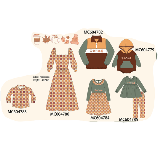 PO88 Green cozy season embroidery collection 2 - closing 4/27 - eta late September