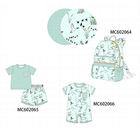 PO81 Green duck print collection - closing 2/16 - ETA July
