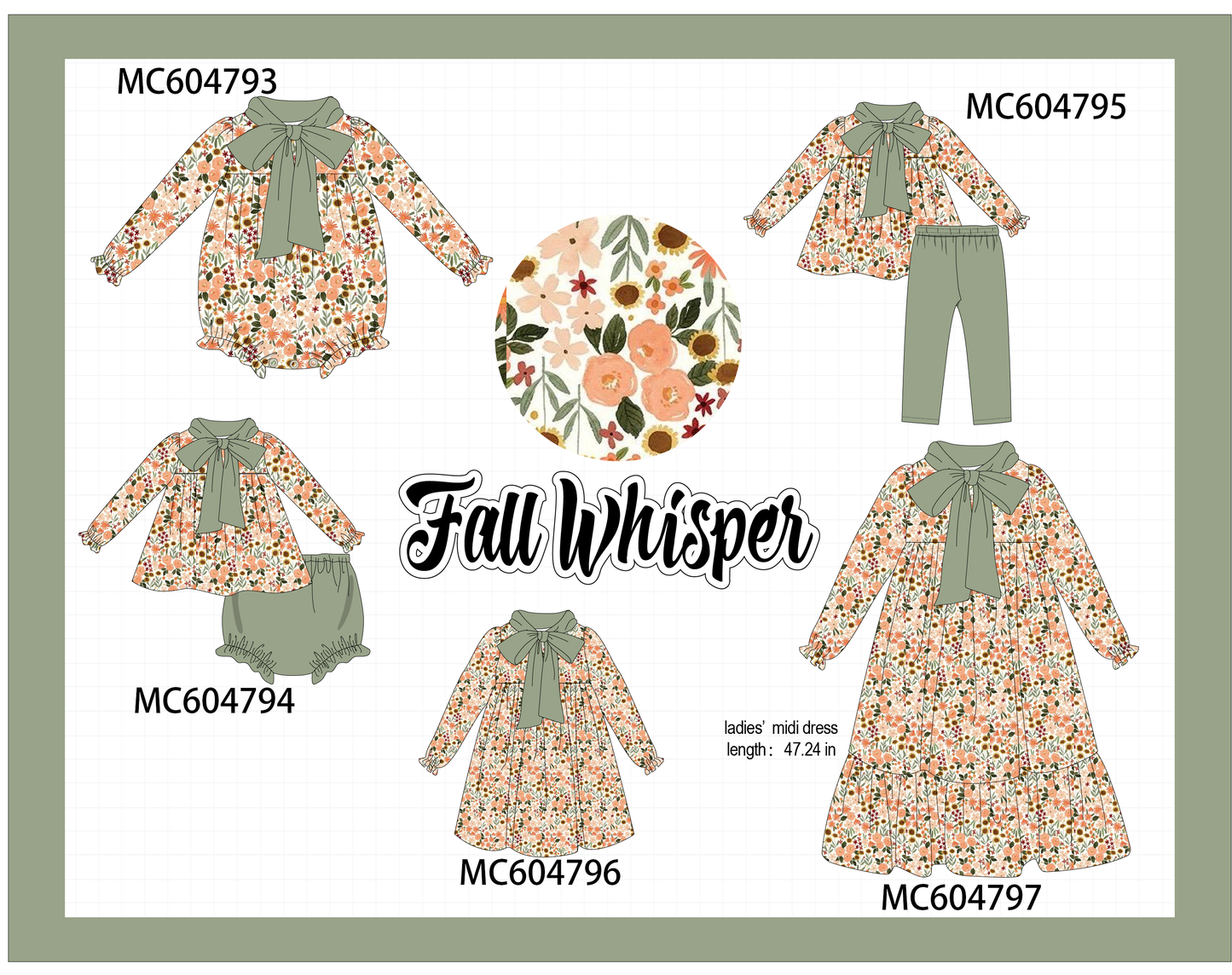 PO88 Green fall whisper collection - closing 4/27 - eta late September