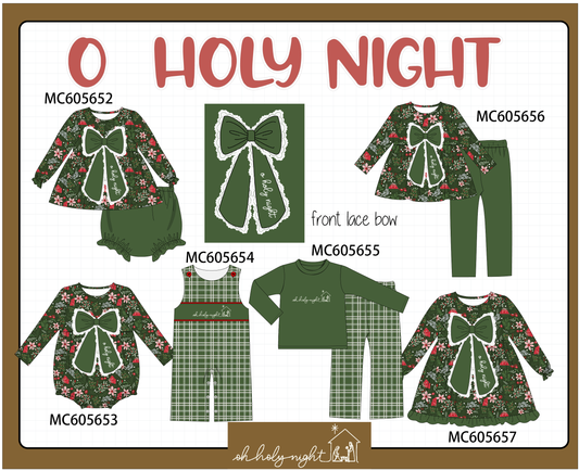 PO93 Green floral print bow collection  - closing 6/8 - ETA November