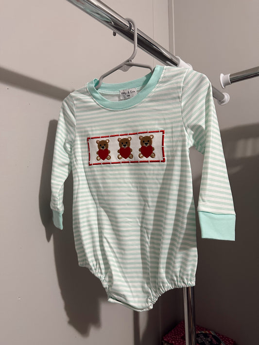Boys 12M teddy bear bubble