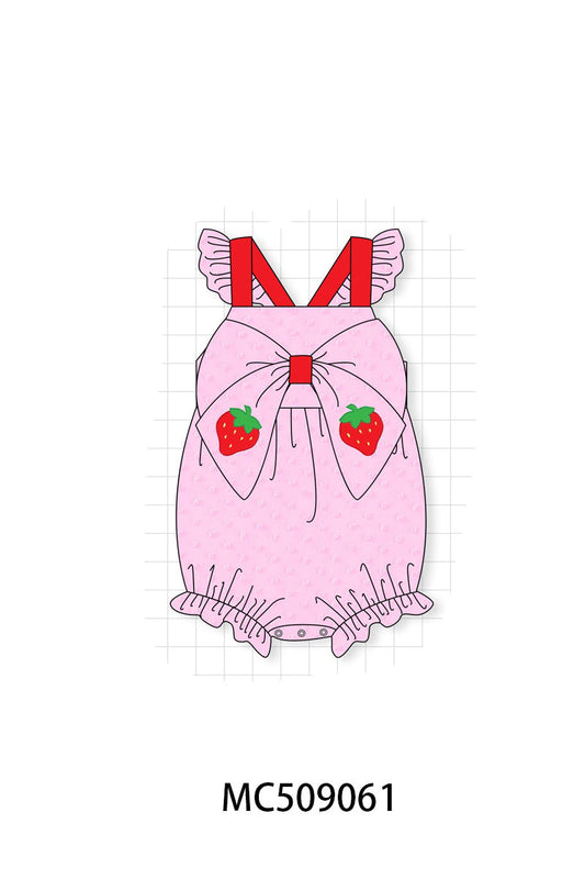 PO65 Pink strawberry swiss dot collection - closing 9/15- ETA late January