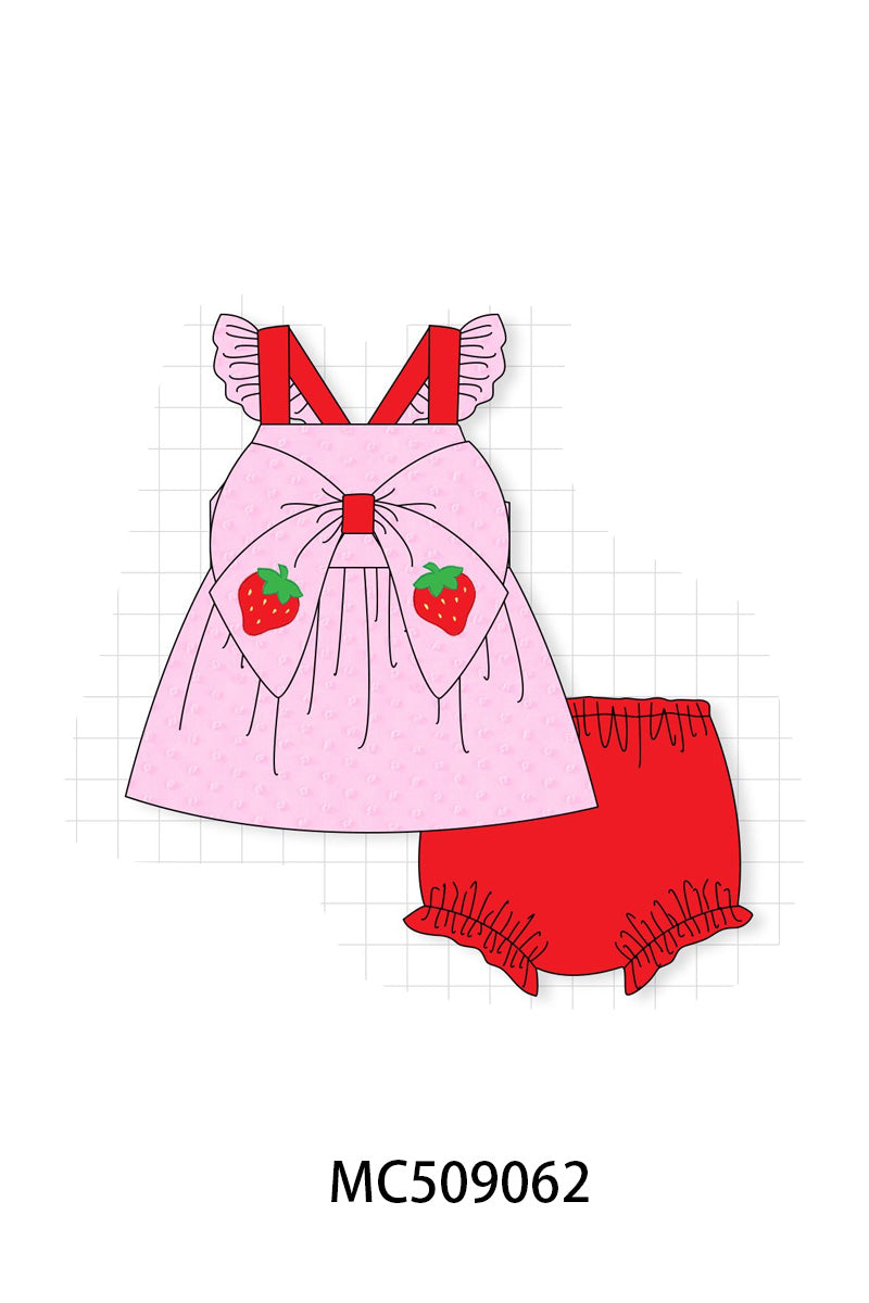 PO65 Pink strawberry swiss dot collection - closing 9/15- ETA late January