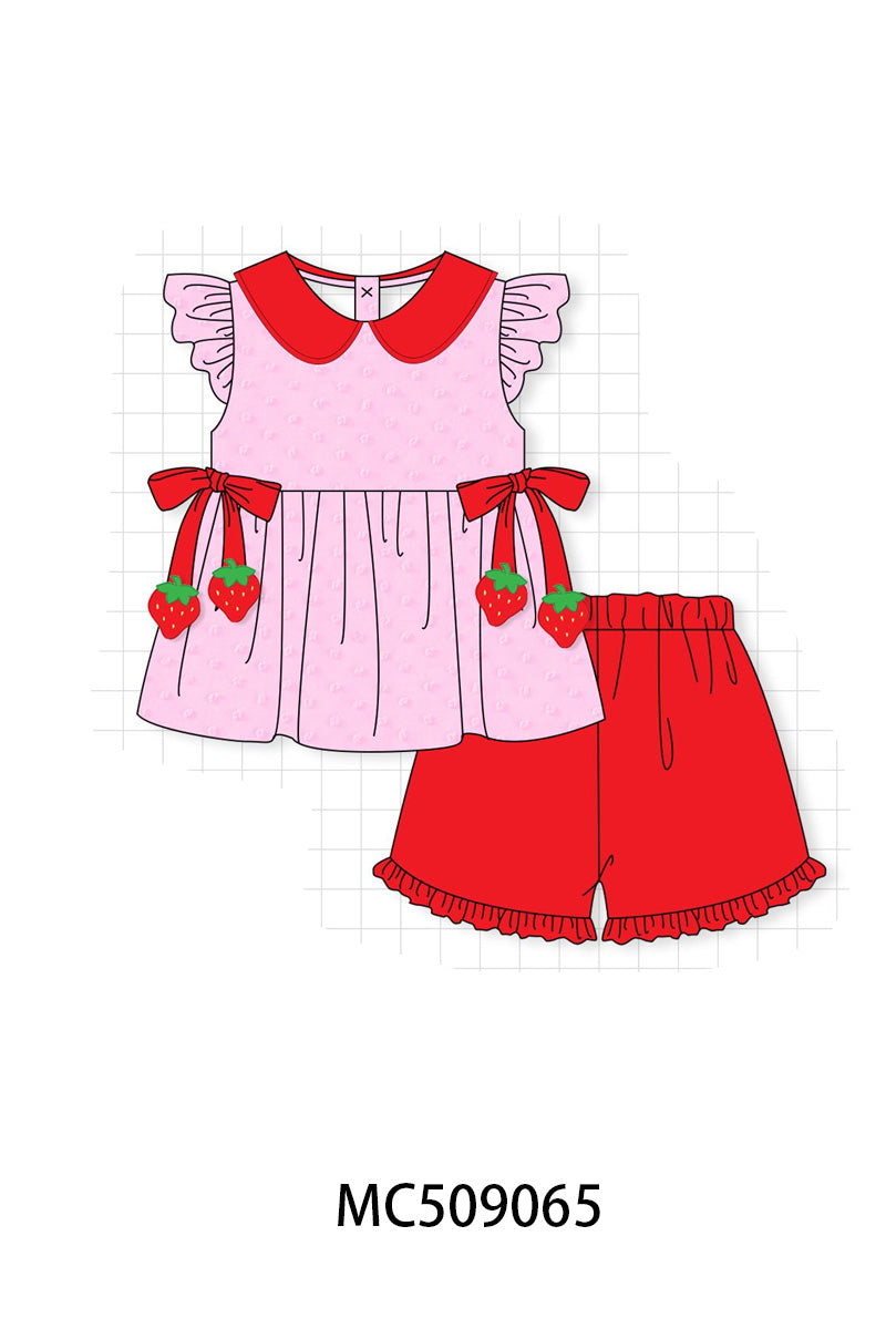 PO65 Pink strawberry swiss dot collection - closing 9/15- ETA late January