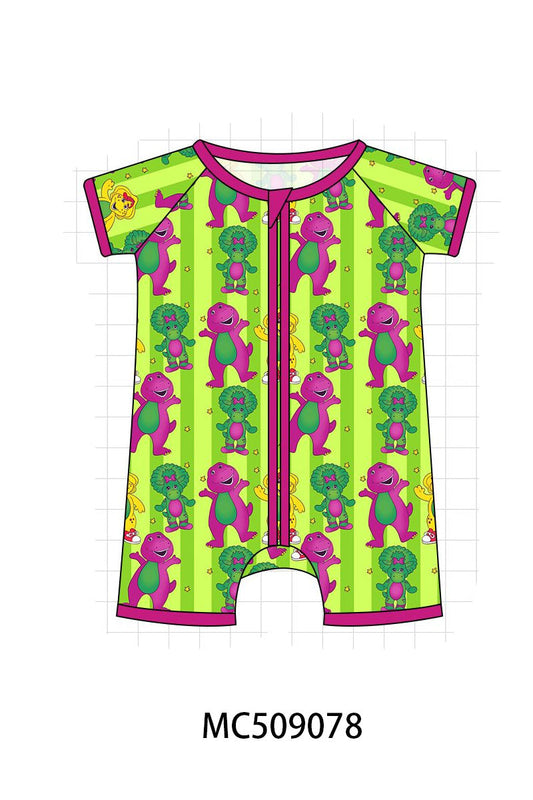 PO65 Green dinosaur bamboo collection - closing 9/15- ETA late January