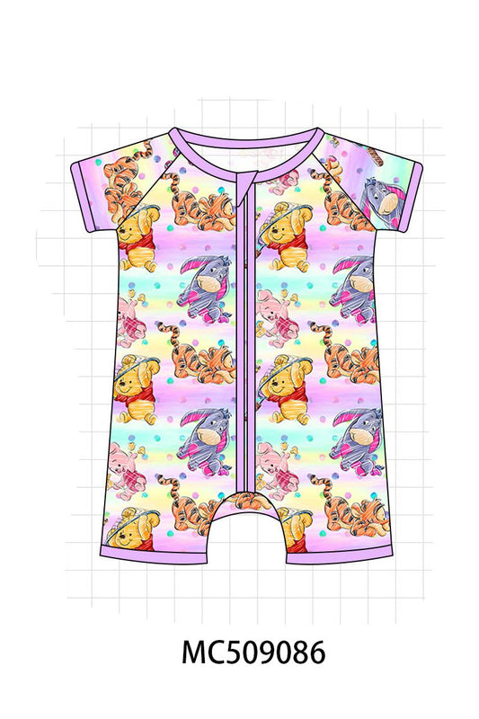 PO65 Purple character bamboo pajamas collection - closing 9/15- ETA late January
