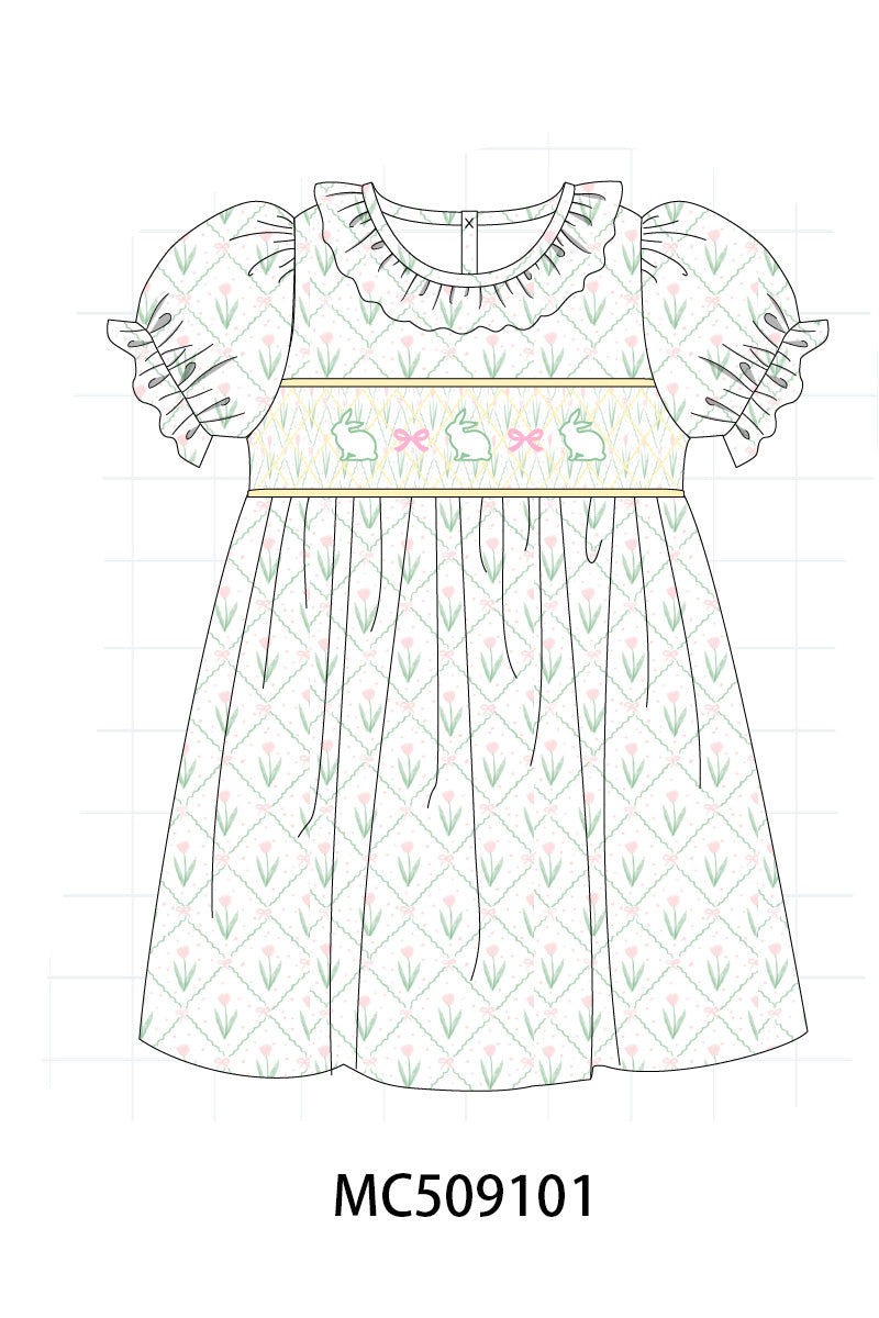PO65 Bunny bow smocked collection  - closing 9/15- ETA late January