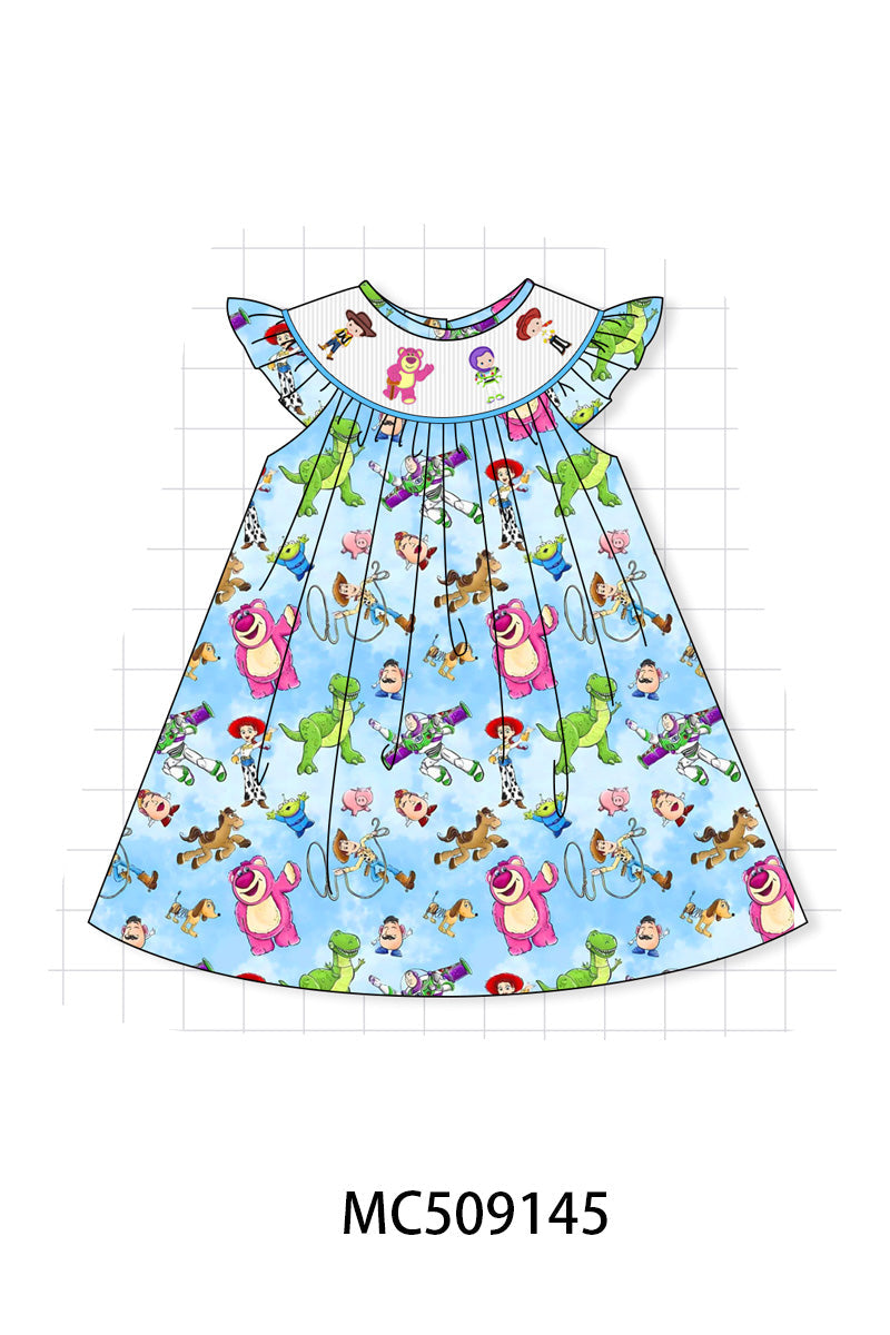 PO65 Blue character smocked collection  - closing 9/15- ETA late January