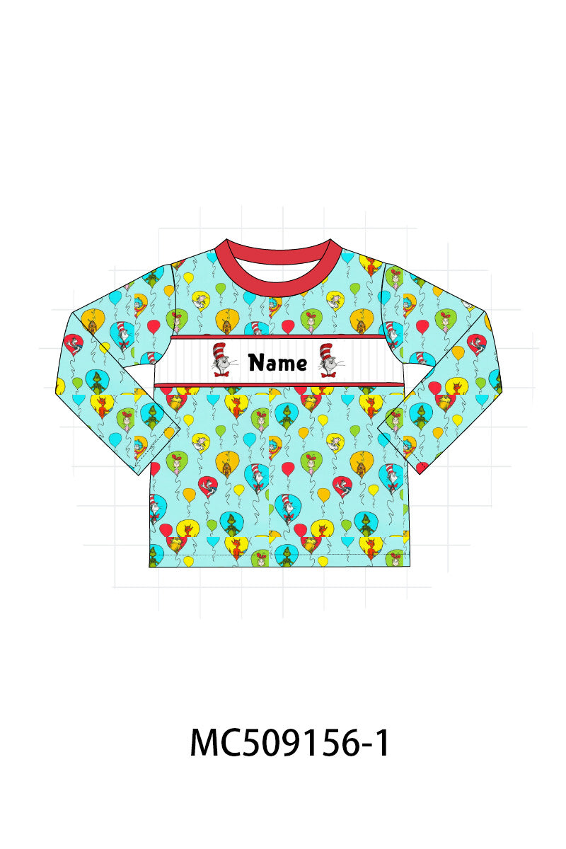 PO65 Mint Dr. Seuss monogram smocked collection  - closing 9/15- ETA late January