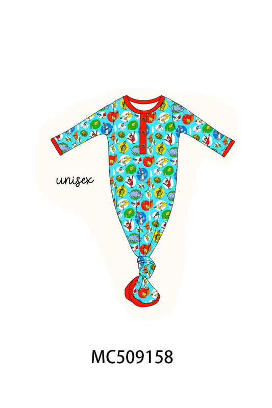 PO65 Blue Dr. Seuss bamboo collection  - closing 9/15- ETA late January