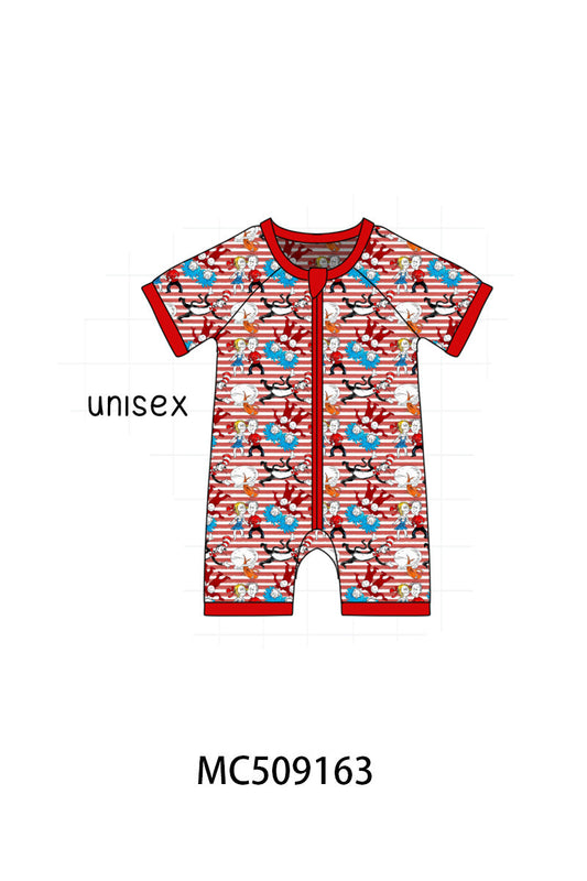 PO65 Red stripe Dr. Seuss bamboo collection  - closing 9/15- ETA late January