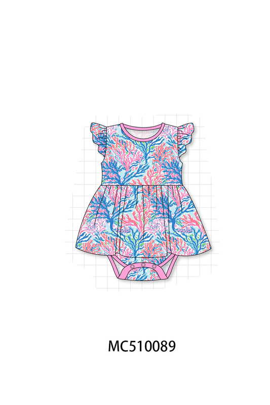 PO69 Pink bamboo print pajama collection- closing 10/27 - eta early march