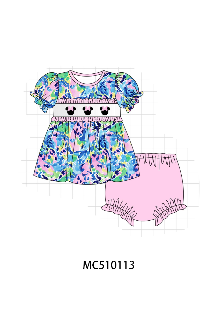PO69 Pink character smocked collection- closing 10/27 - eta early march