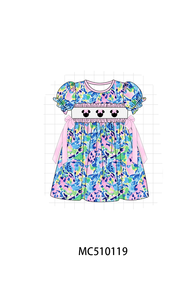 PO69 Pink character smocked collection- closing 10/27 - eta early march