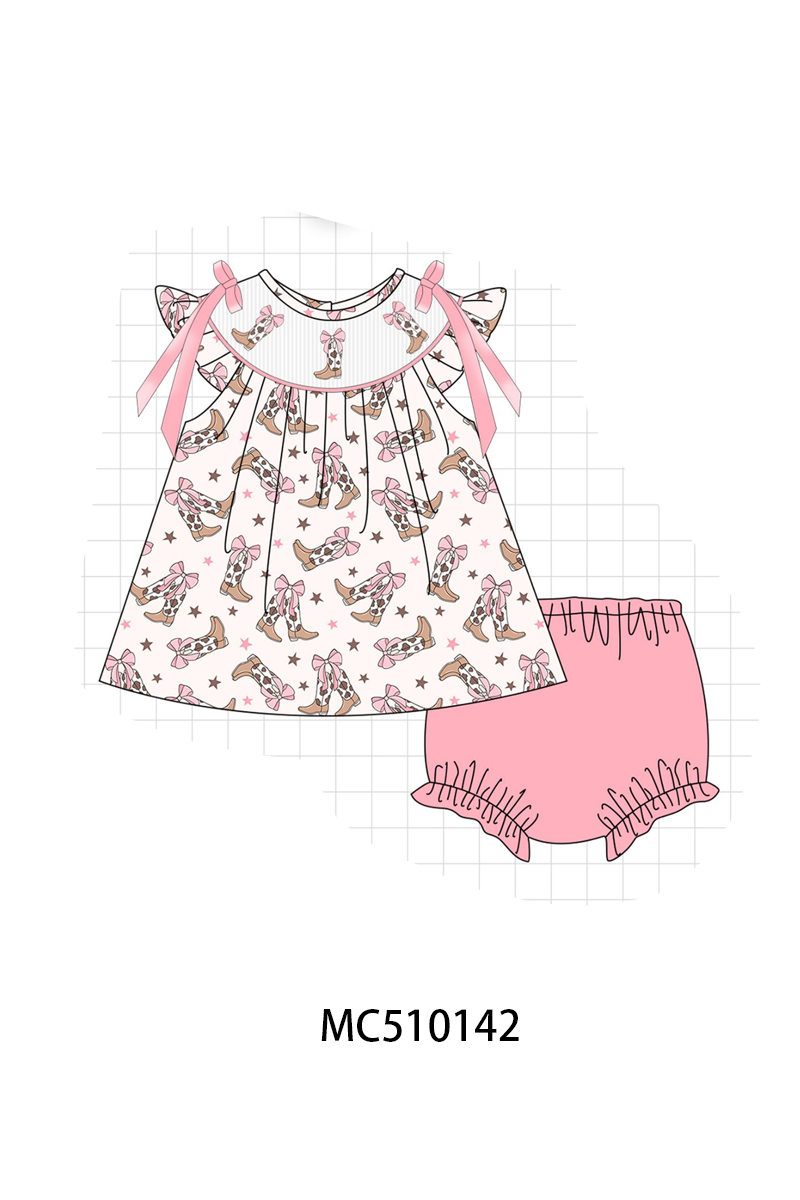 PO69 Western cowboy boots smocked collection 2- closing 10/27 - eta early march