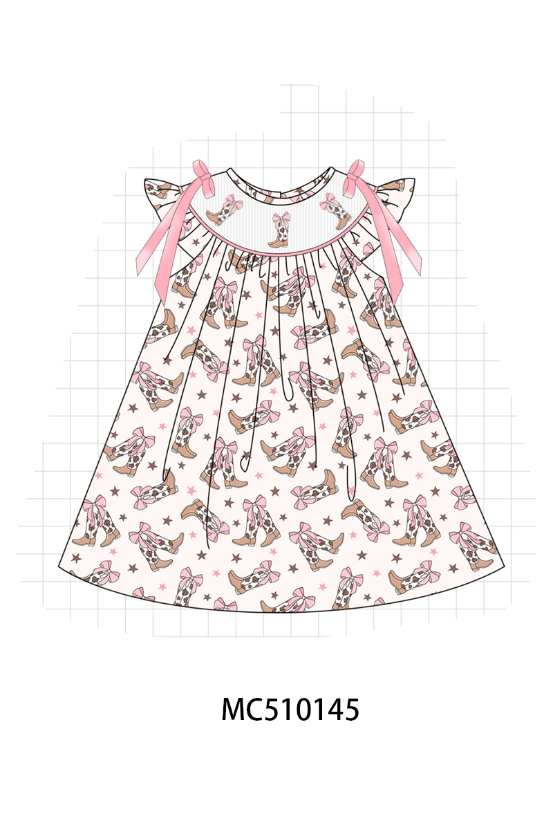 PO69 Western cowboy boots smocked collection 2- closing 10/27 - eta early march