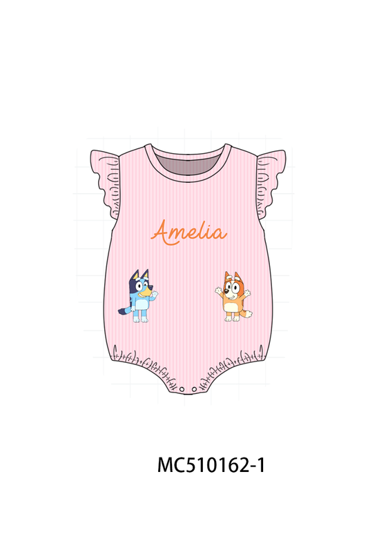 PO69 Pink&blue character monogram embroidery collection- closing 10/27 - eta early march