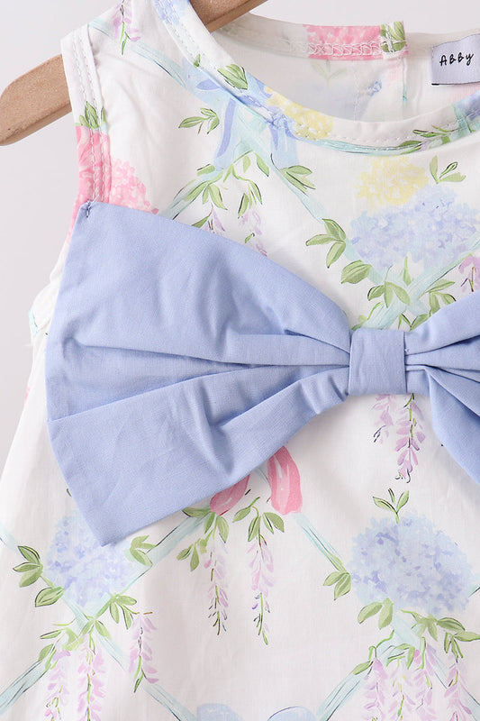 Blue Hydrangea Bow Bloomer Set