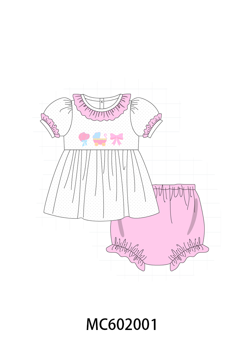 PO81 Pink baby cart bow collection - closing 2/16 - ETA July