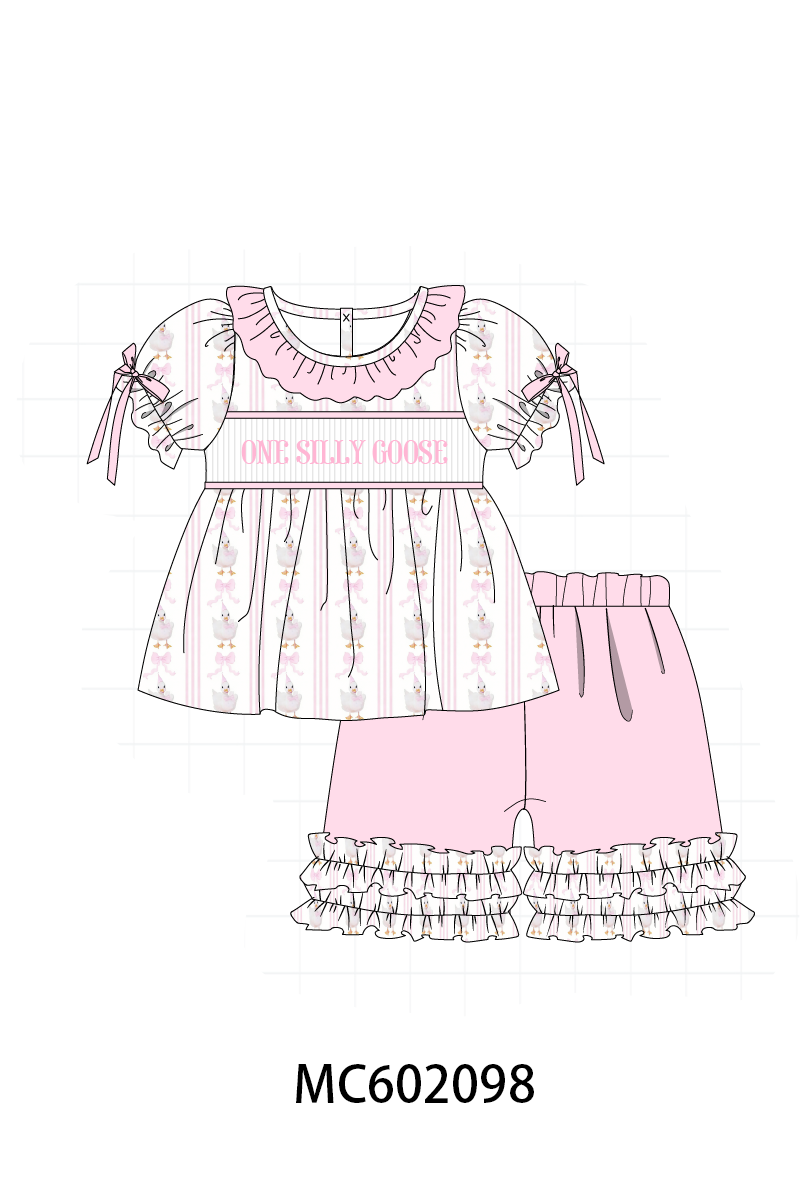 PO81 Pink&blue one silly goose embroidery collection - closing 2/16 - ETA July