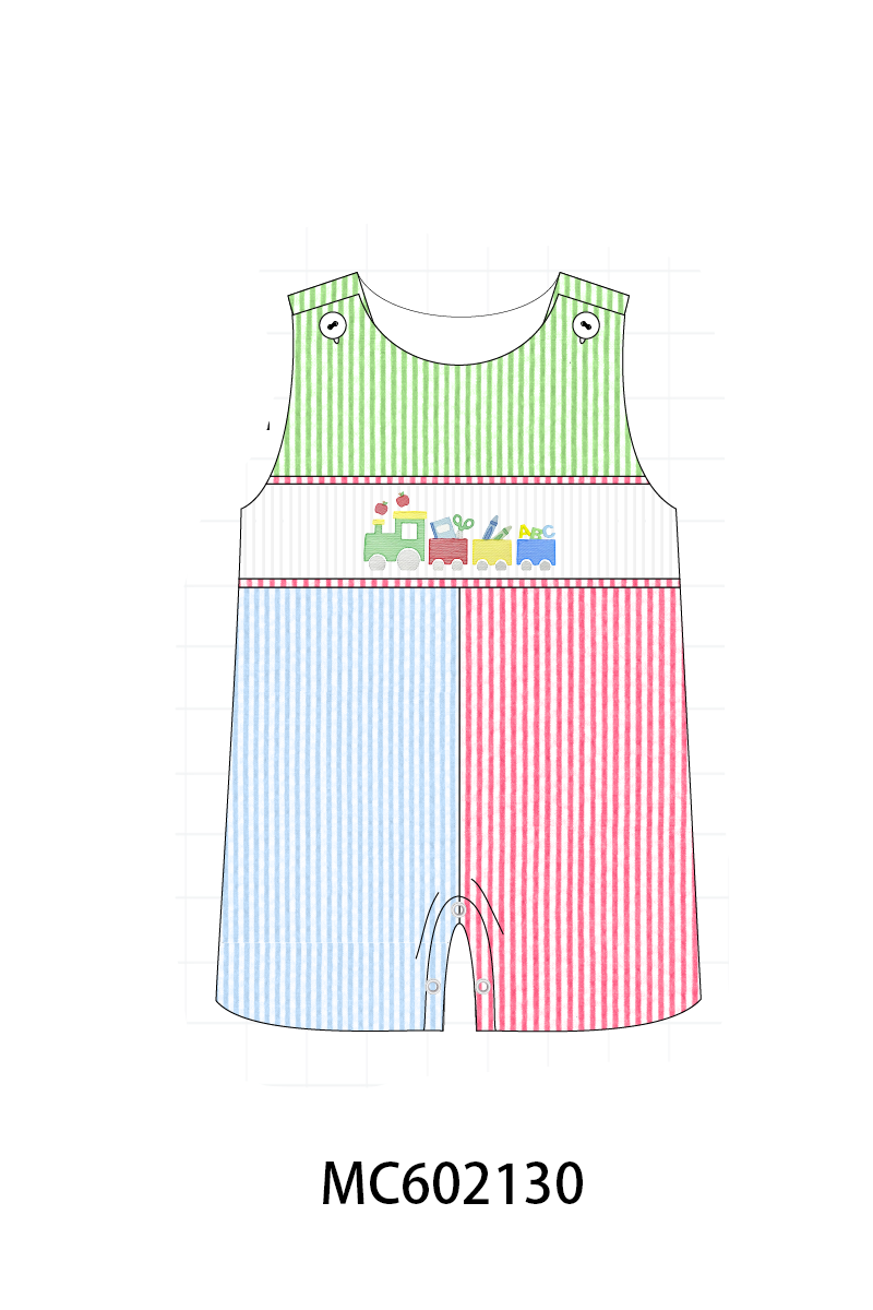 PO81 Multicolored train of scholl smocked seersucker collection - closing 2/16 - ETA July