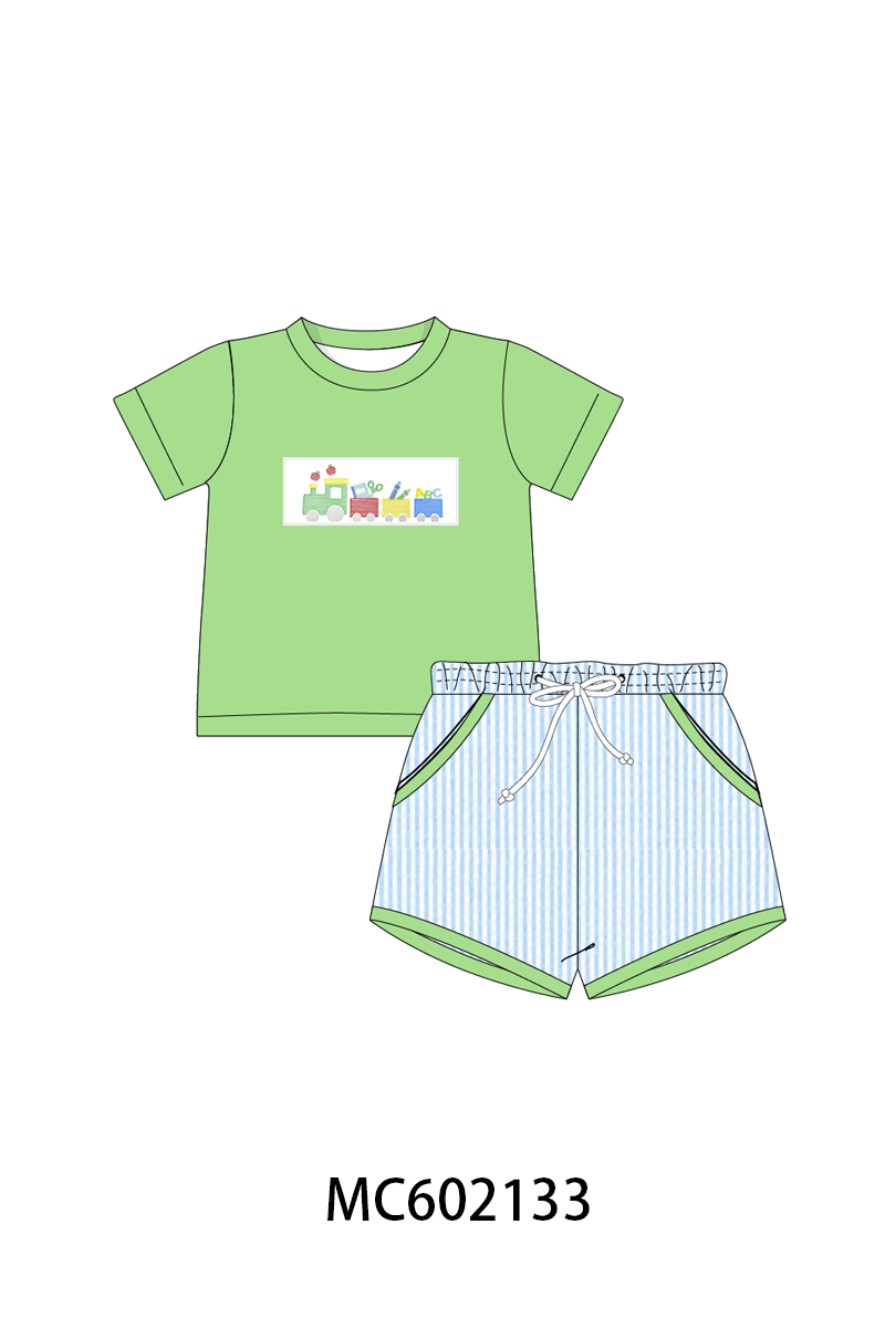PO81 Multicolored train of scholl smocked seersucker collection - closing 2/16 - ETA July