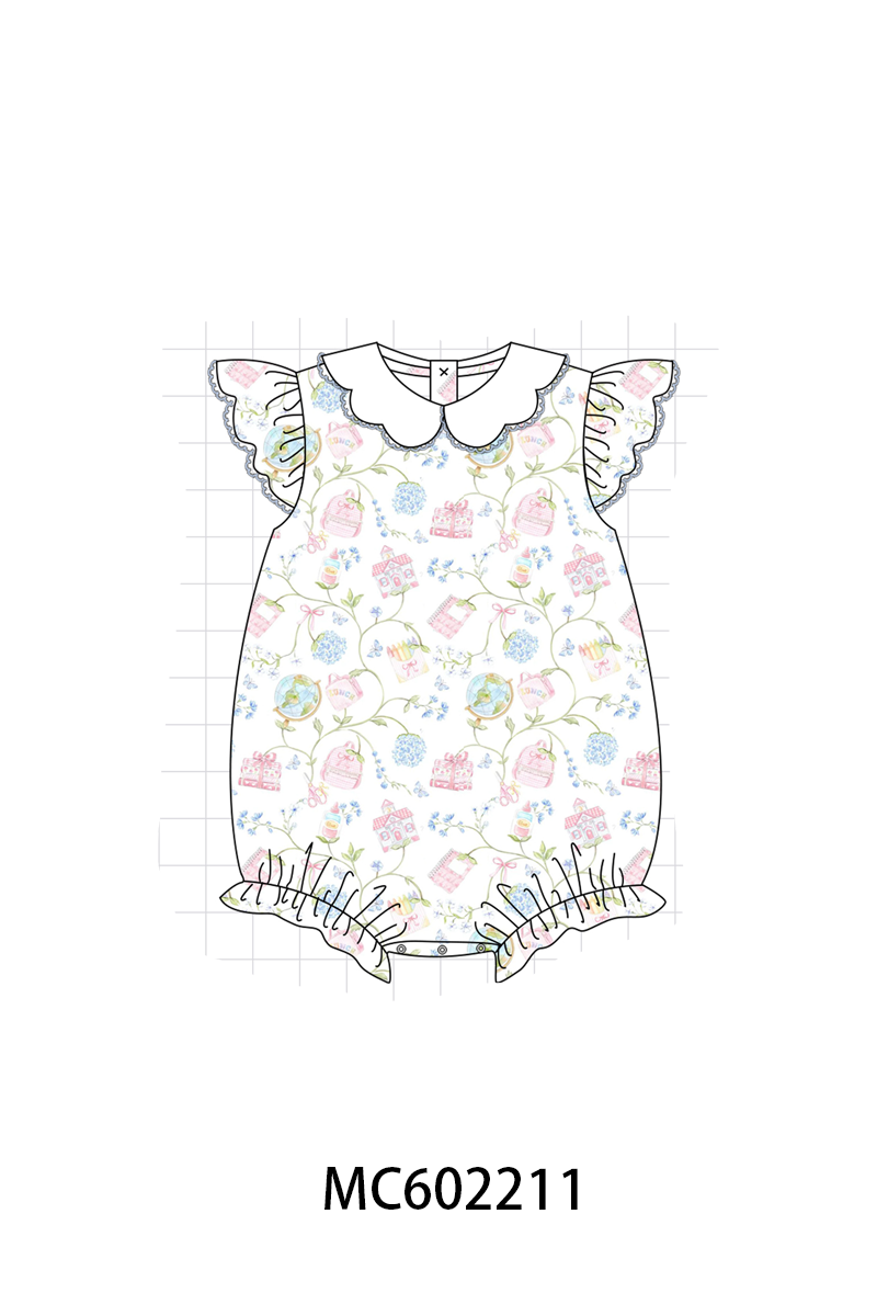 PO81 Blue hydrangea floral ruffle collection - closing 2/16 - ETA July