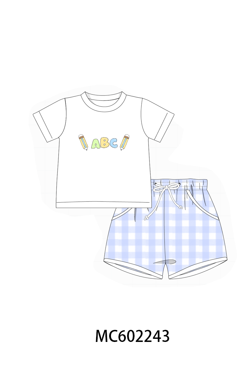 PO81 Back to school ABC pencil embroidery collection - closing 2/16 - ETA July