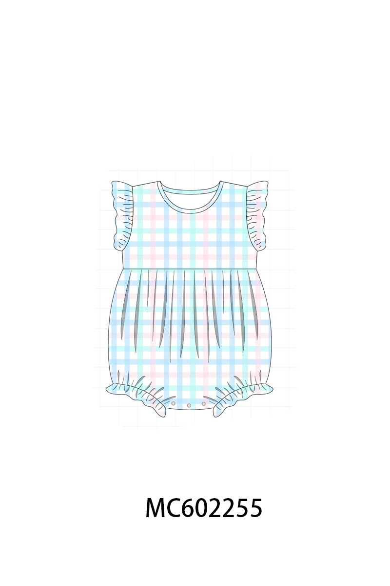 PO81 Mint plaid ruffle collection - closing 2/16 - ETA July