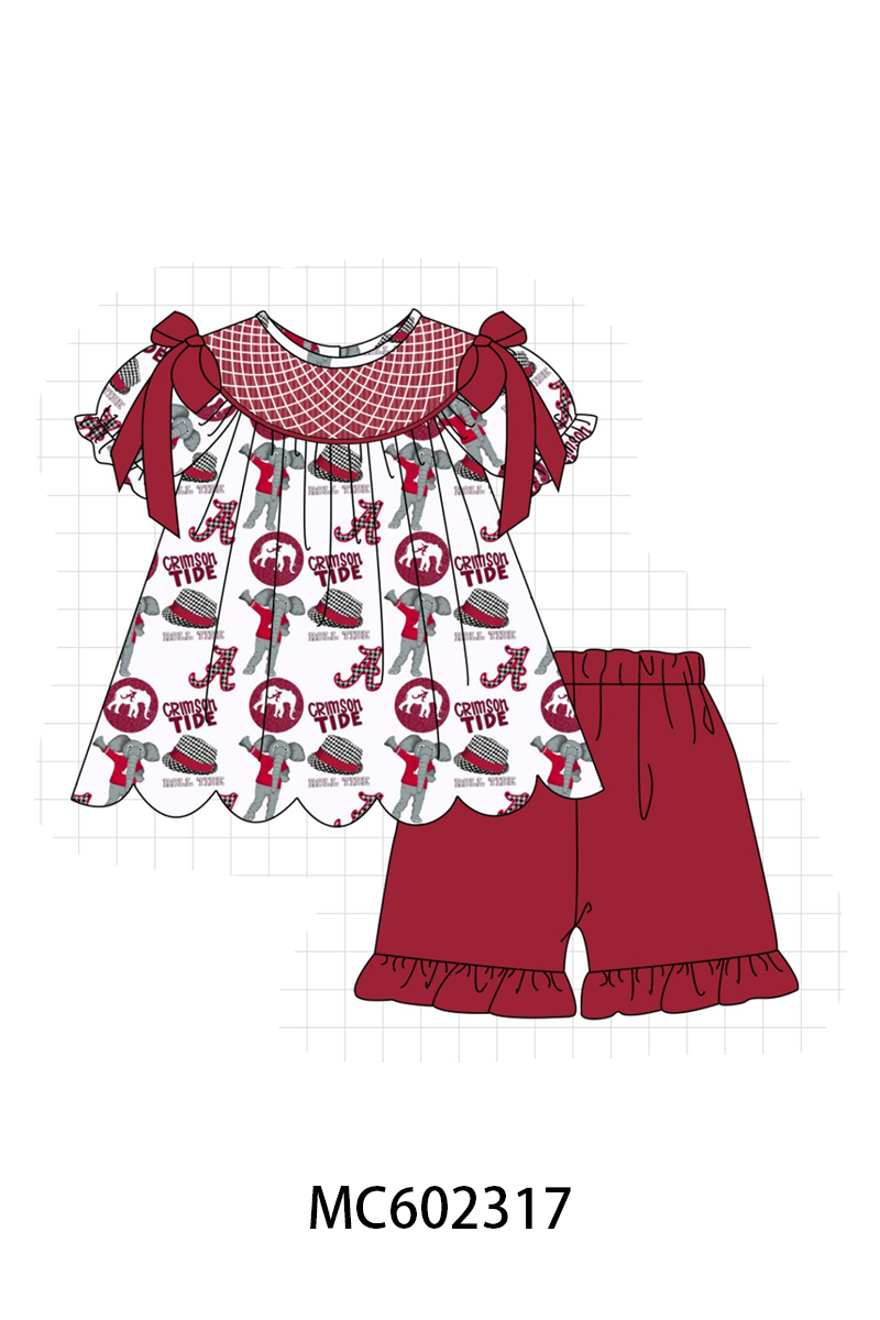 PO82 Maroon Alabama smocked collection - closing 3/2 - ETA July